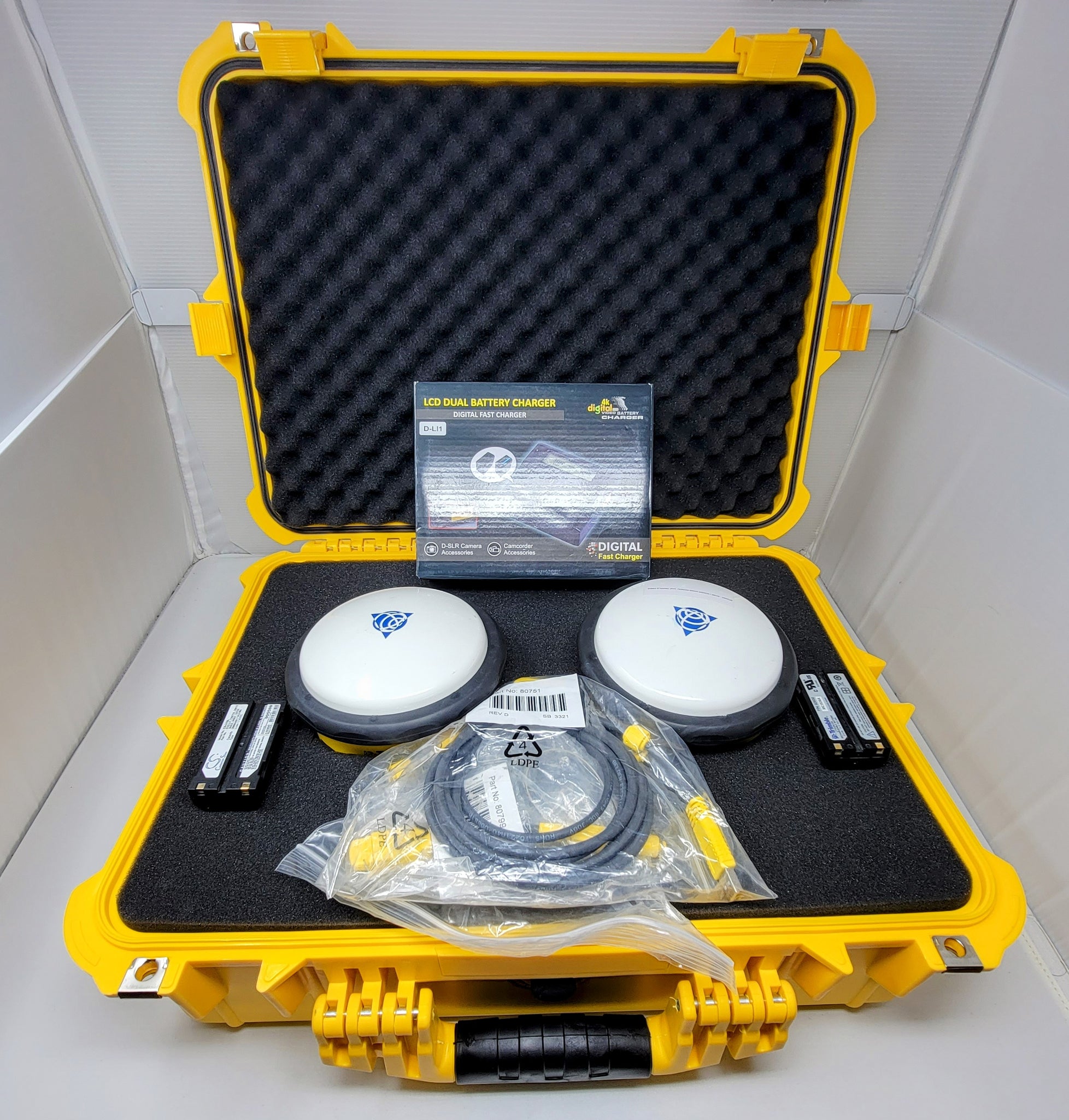 Dual Trimble SPS985 Base & Rover RTK GNSS Receiver Surveyor Kit 900MHZ ...