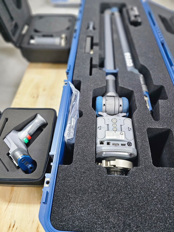 Calibrated Faro Quantum S w/ 8 Axis G5 Arm FaroBlu HD Laser Probe System