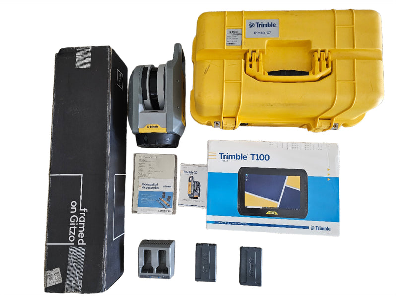 Trimble X7 3D Laser Scanner w/ T100 TFL Advanced + Gitzo Tripod *EXCELLENT
