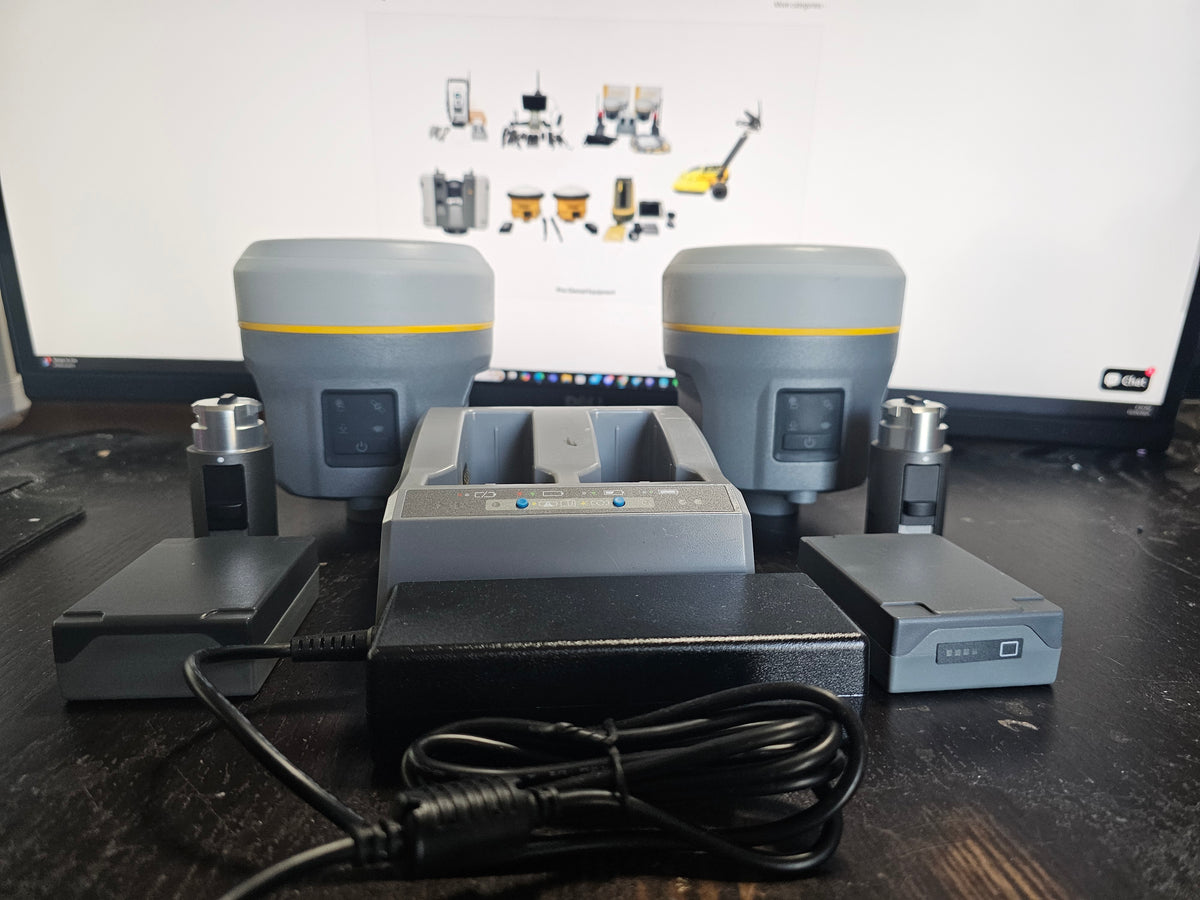 Trimble R10 Model 2 UHF GNSS Propoint Receivers Base and Rover | 9J ...