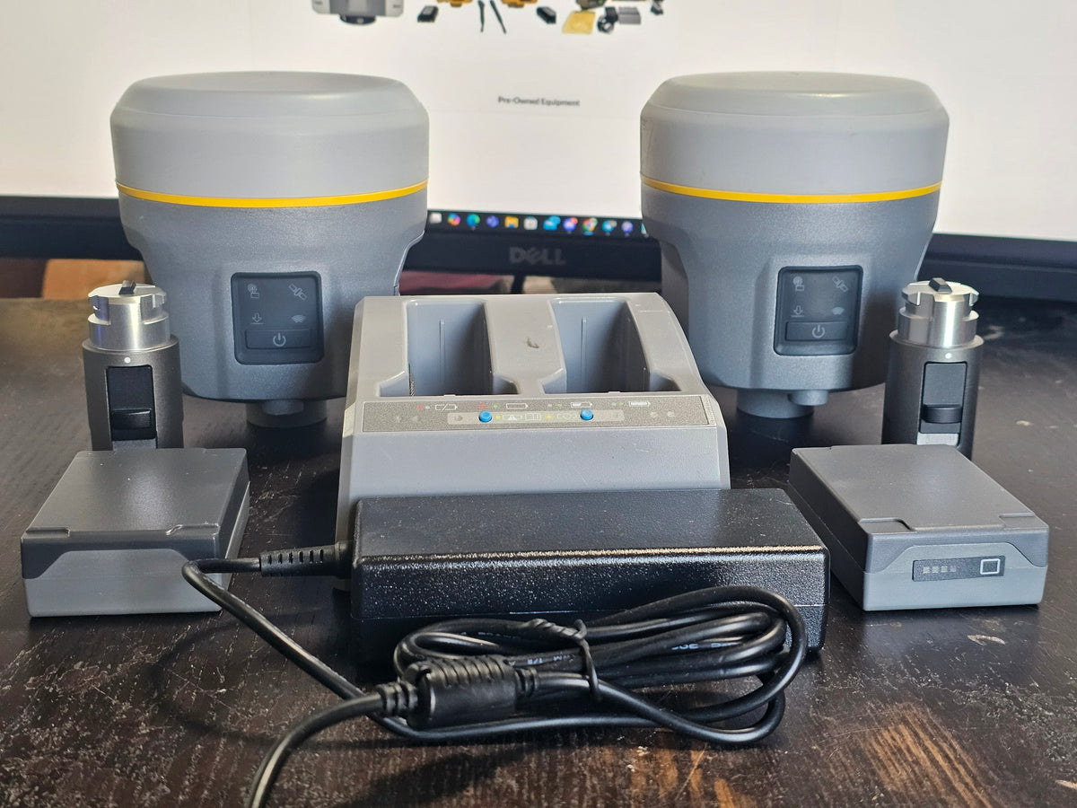 Trimble R10 Model 2 UHF GNSS Propoint Receivers Base and Rover | 9J ...