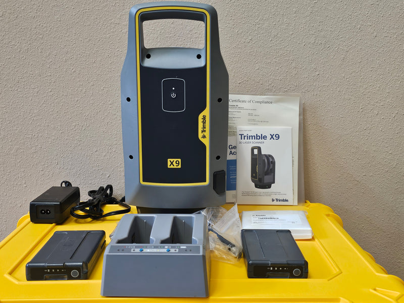 Trimble X9 3D laser scanner detail
