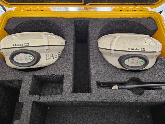 Trimble R8 Model 3 UHF GNSS Survey Receivers Base & Rover for RTK