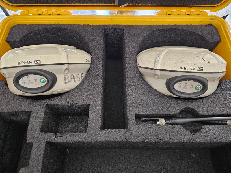Trimble R8 Model 3 UHF GNSS Survey Receivers Base & Rover for RTK