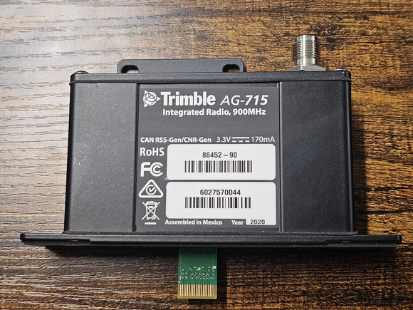 Trimble AG-715 Integrated Radio, 900MHz p/n: 86542-90