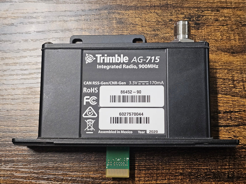Trimble AG-715 Integrated Radio, 900MHz p/n: 86542-90