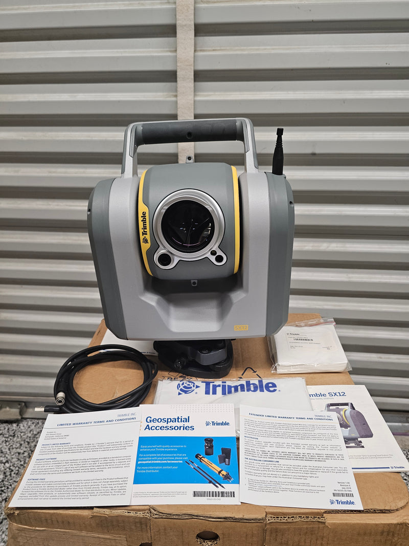 Trimble SX12 scanning total station detail