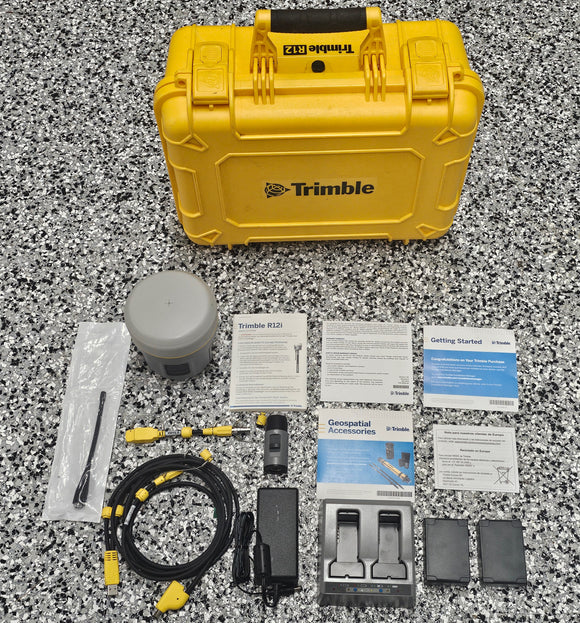 Trimble R12i UHF GNSS Survey Receiver with Mfg. Warranty