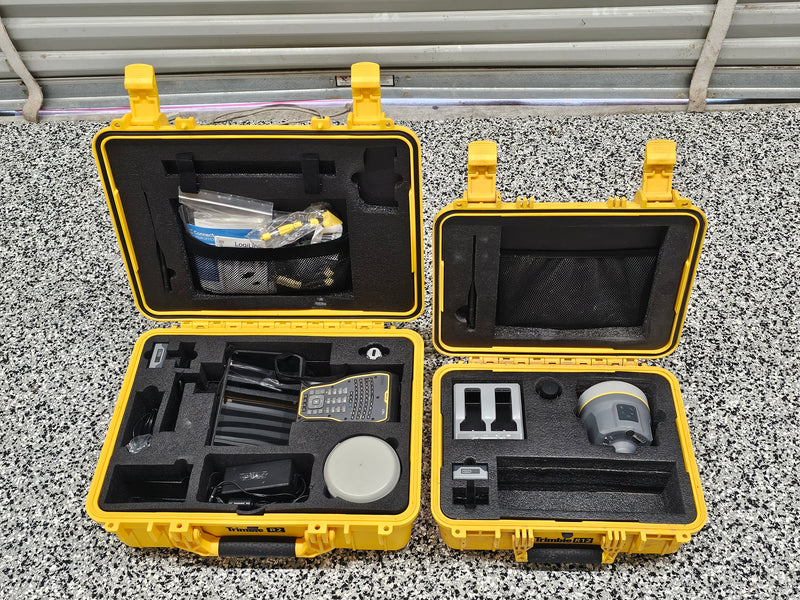 Trimble R12i Rover + R10 Base RTK GNSS Kit, TSC7 + Trimble Access Perpetual, UHF