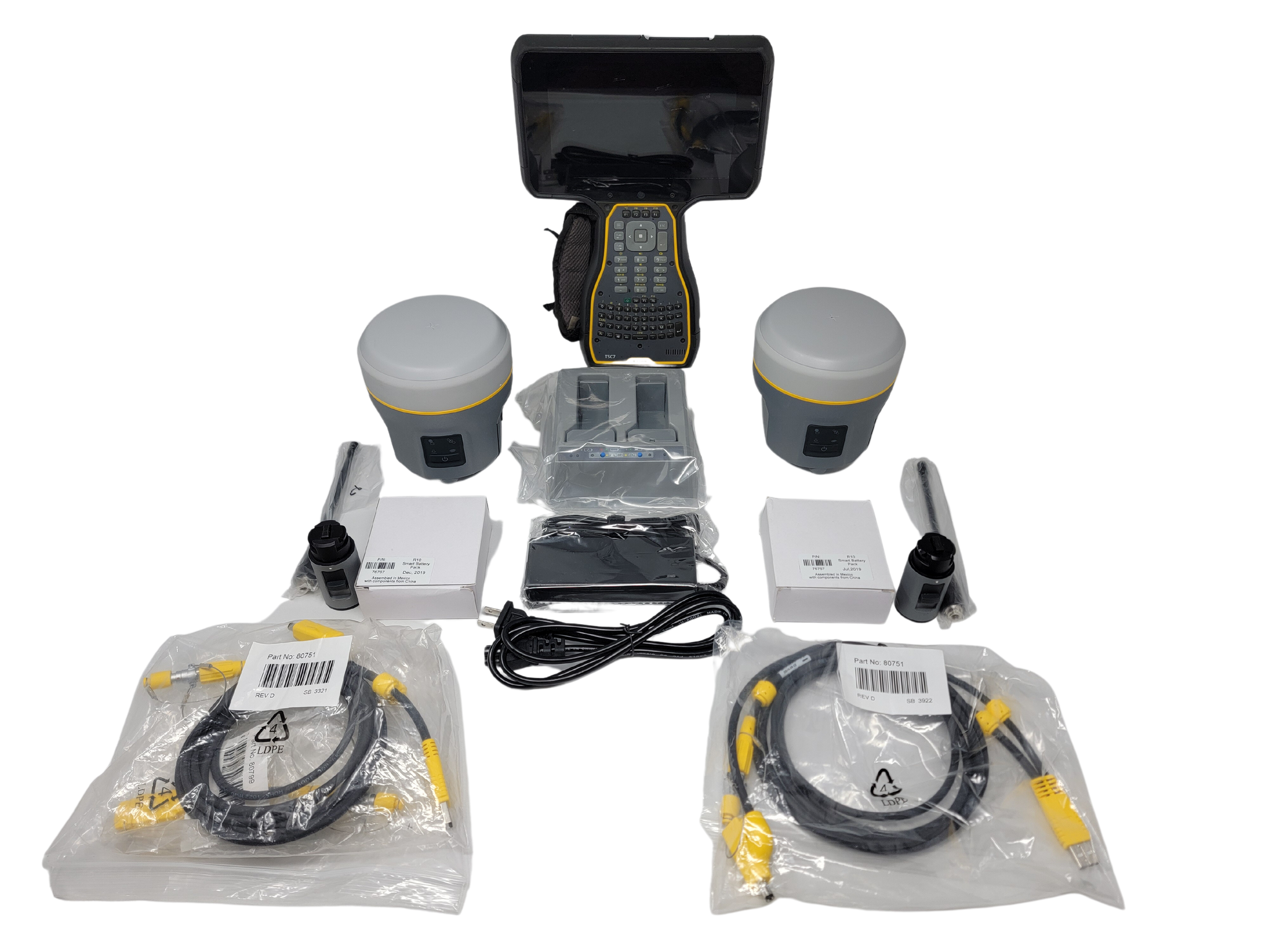 Trimble R12 + R12i Base and Rover UHF Kit with TSC7 and Trimble Access ...