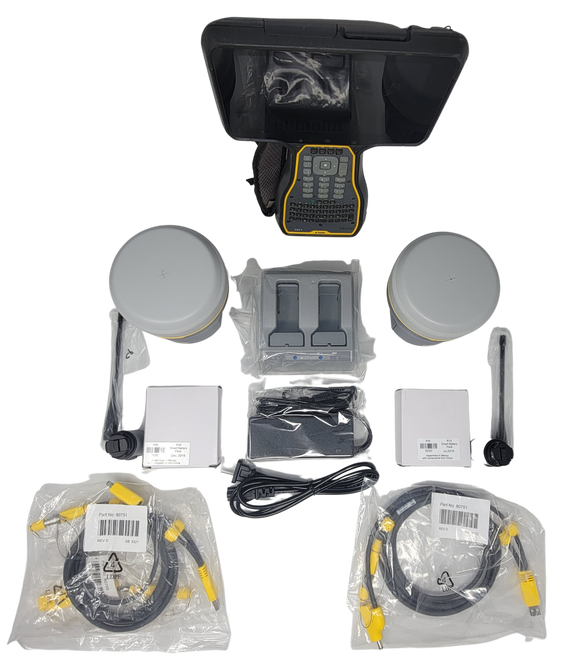 Trimble R12 + R12i Base and Rover UHF Kit with TSC7 and Trimble Access ...