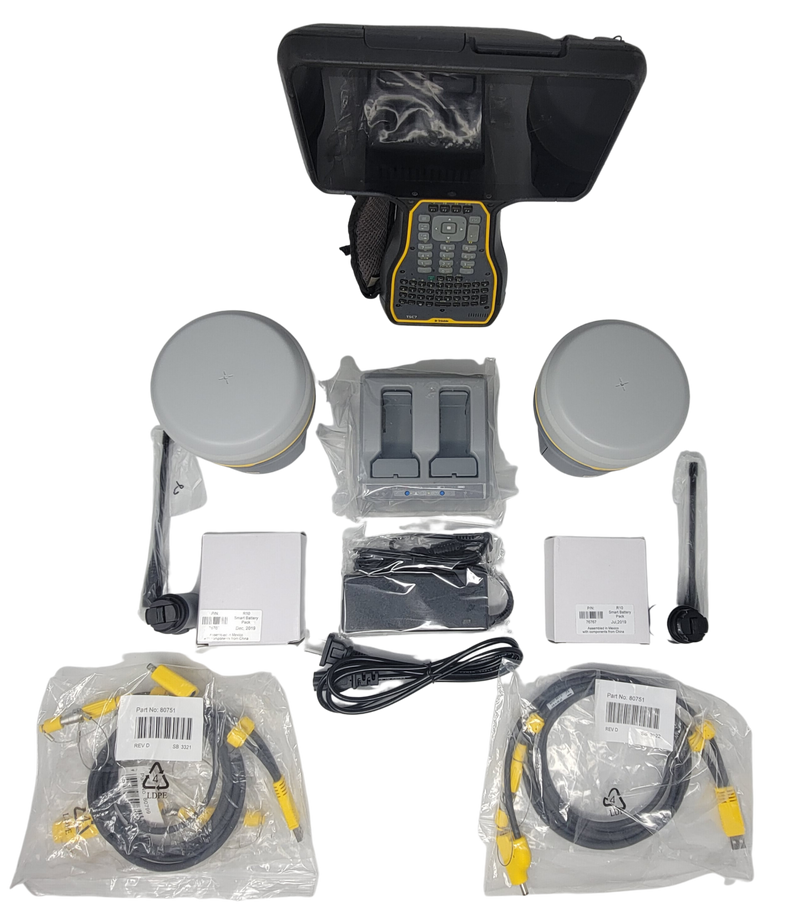 Trimble R12 + R12i Base and Rover UHF Kit with TSC7 and Trimble Access