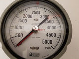 New In Box 4" Weksler 5000 Psi Pressure Gauge SA23-3PVF-EWBX