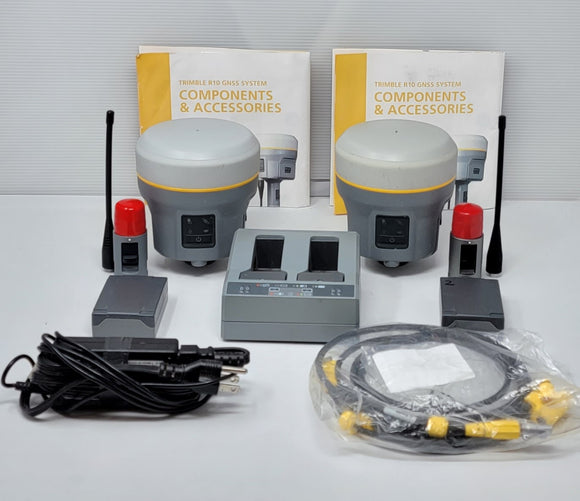 Trimble R10 base and rover UHF GNSS receivers