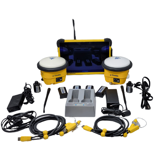 Trimble Dual SPS986 Base & IMU Rover RTK Kit with T10 Robotic Tablet ...