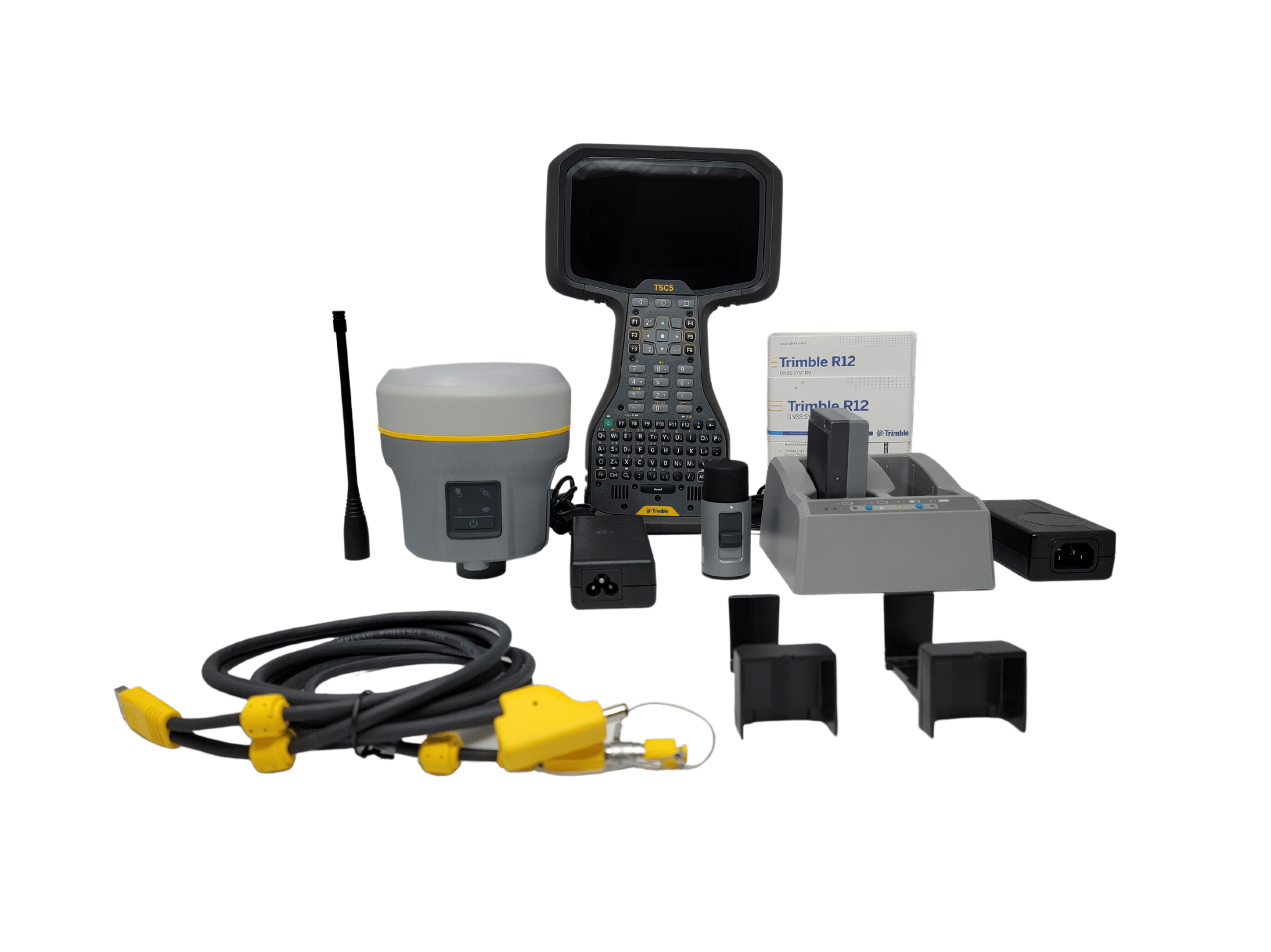Trimble R12 UHF GNSS receiver w/ TSC5 Collector Trimble access 2023 an ...