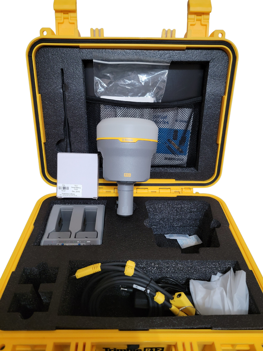 Trimble R12i UHF GNSS receiver and new TSC5 Collector w/ Trimble Acces ...