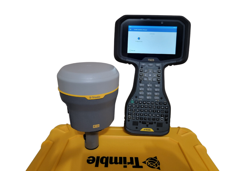 Trimble R12i w/ TSC5 Access UHF GNSS Triple Frequency Kit