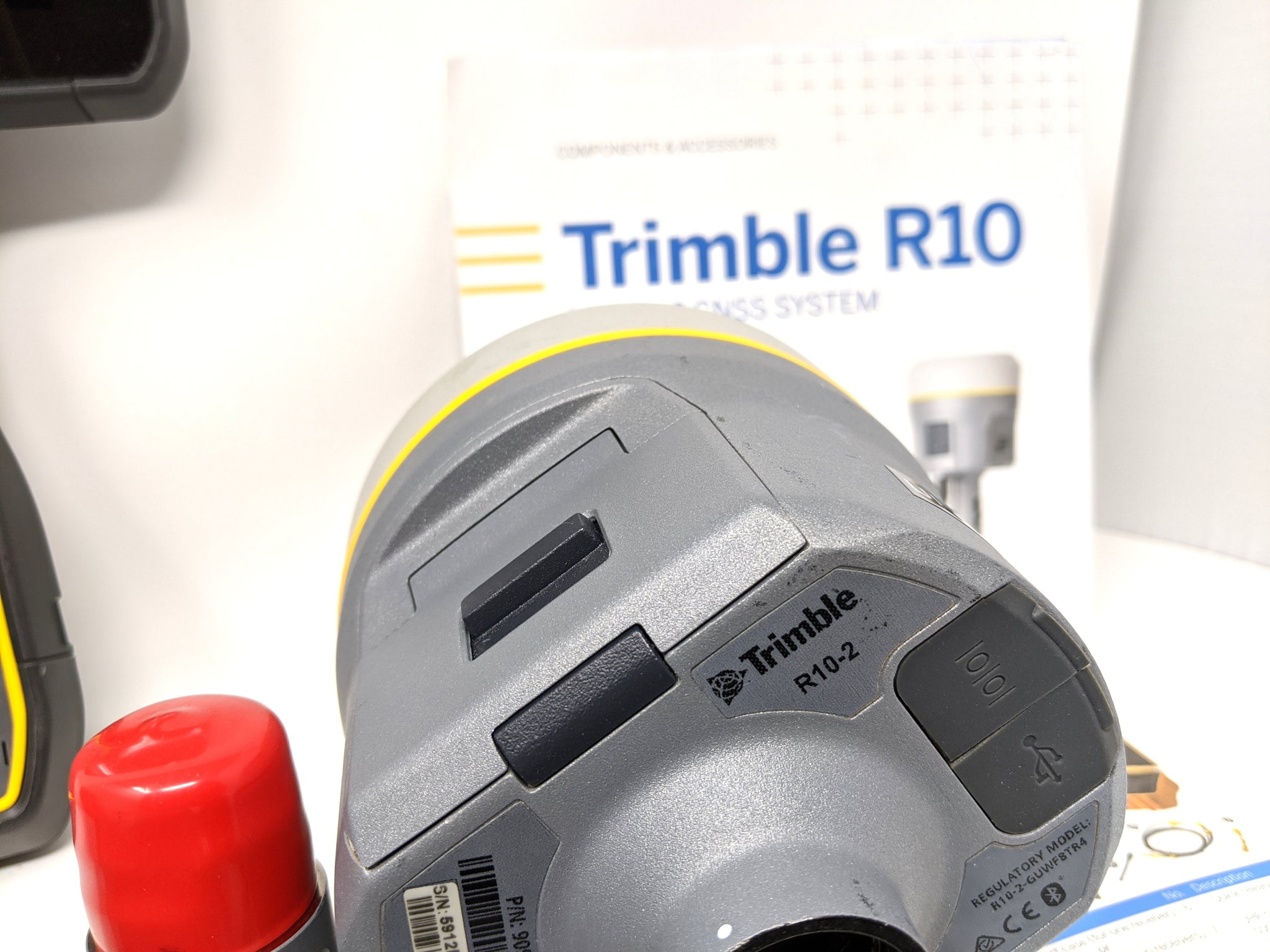 Trimble R10 Model 2 R12 Base & Rover GNSS Surveying Kit with TSC7 Trim ...