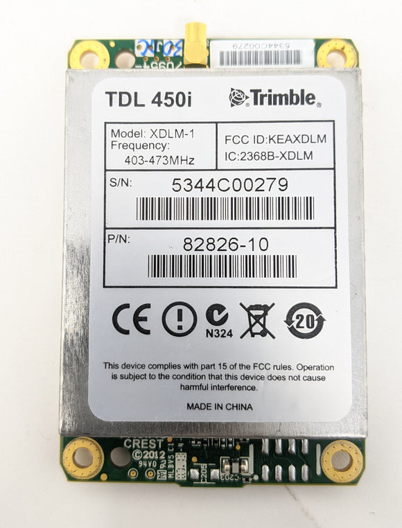 Trimble TDL-450i  XDLM-1 Internal Radio R10 SPS986 SPS985